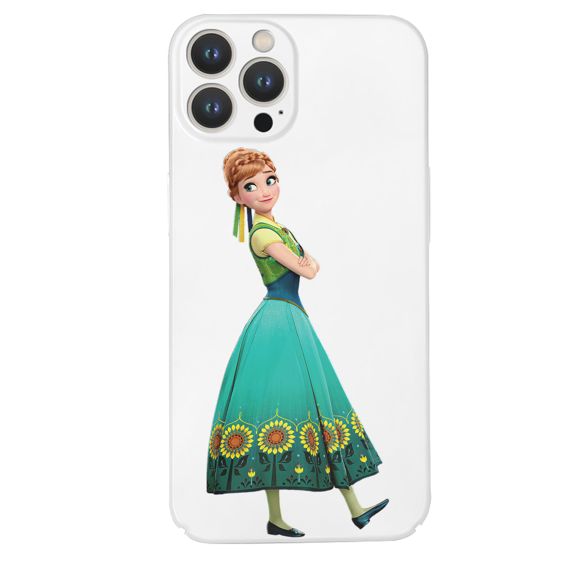 （画像用） アナと雪の女王 アンナ エルサ Frozen Anna Elsa 【iPhone 14シリーズ対応】ハードケース
